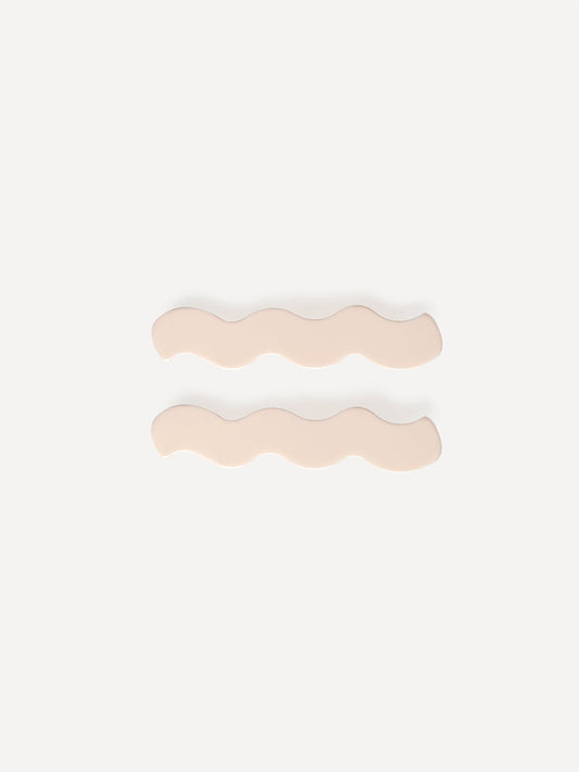 Ripple White Hairpin
