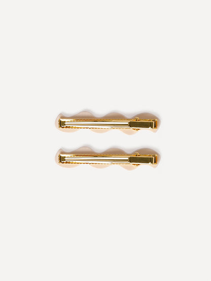 Ripple White Hairpin