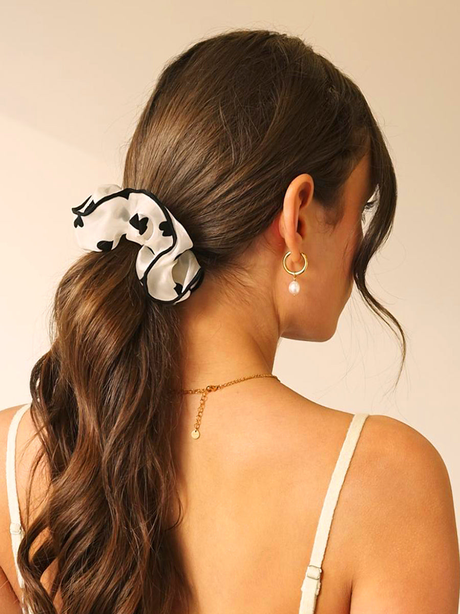 Romantic Heart Scrunchie