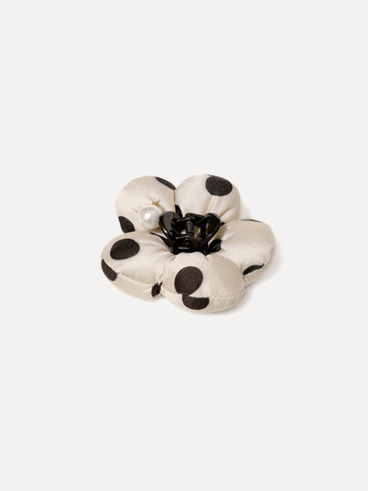 Floral Grace White Haarklammer