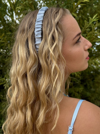 Elegant Hold Pure Silk Haarreif Blue