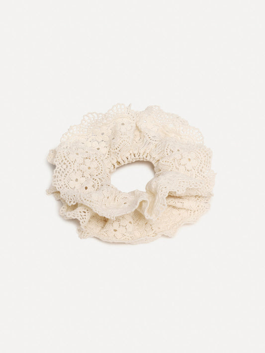 Lace Bloom Scrunchie