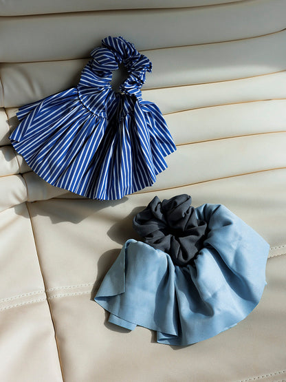 Breeze Wrap Blue Scrunchie