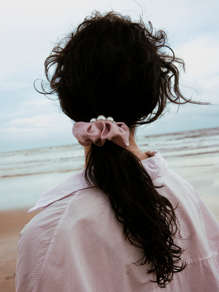 Pearl Elegance Scrunchie