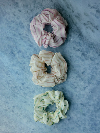 Fresh Wave Yellow Scrunchie