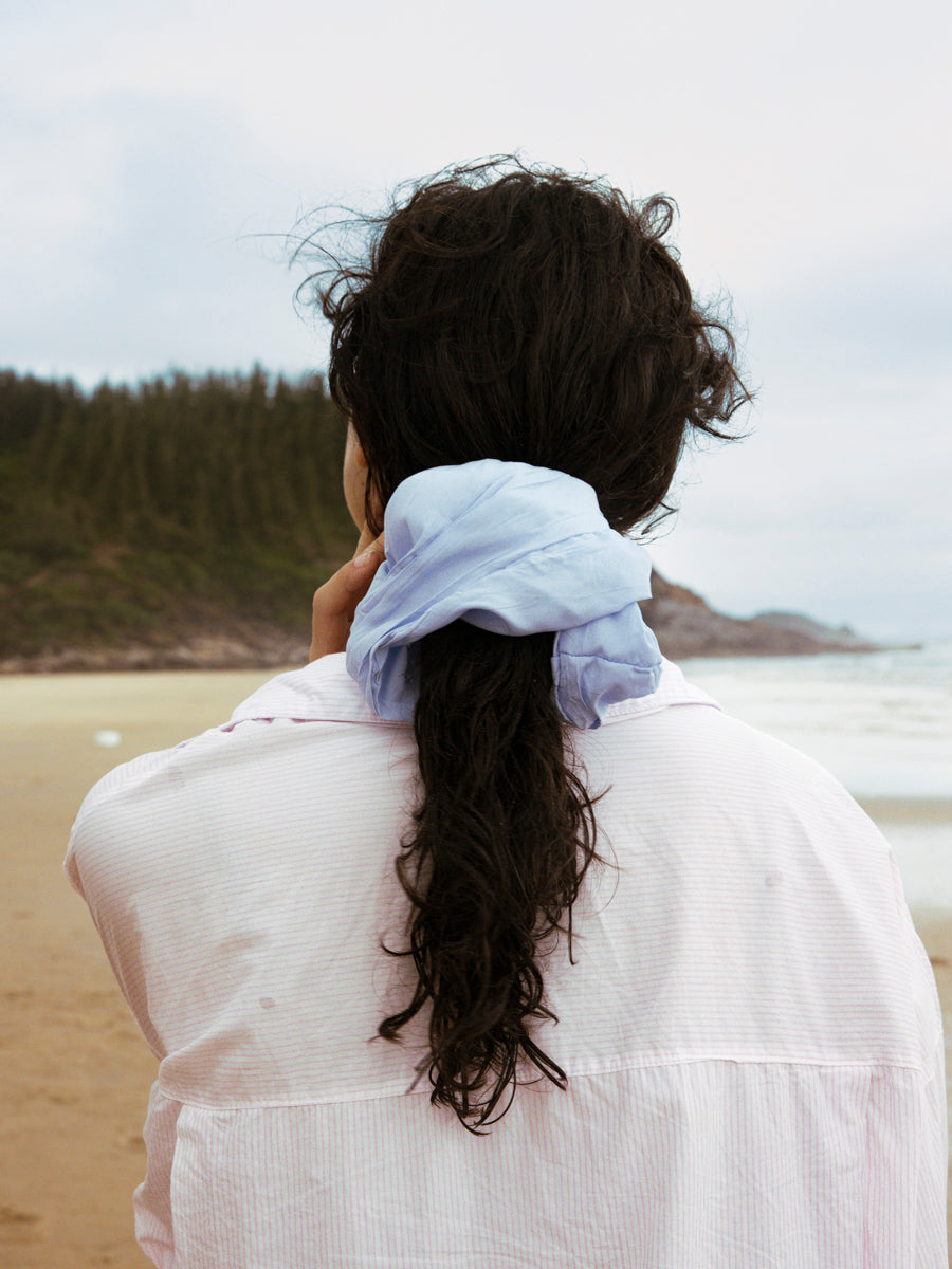 Light Flow Blue Scrunchie