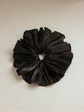 Delicate Wave Black Scrunchie