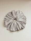 Delicate Wave Light Grey Scrunchie