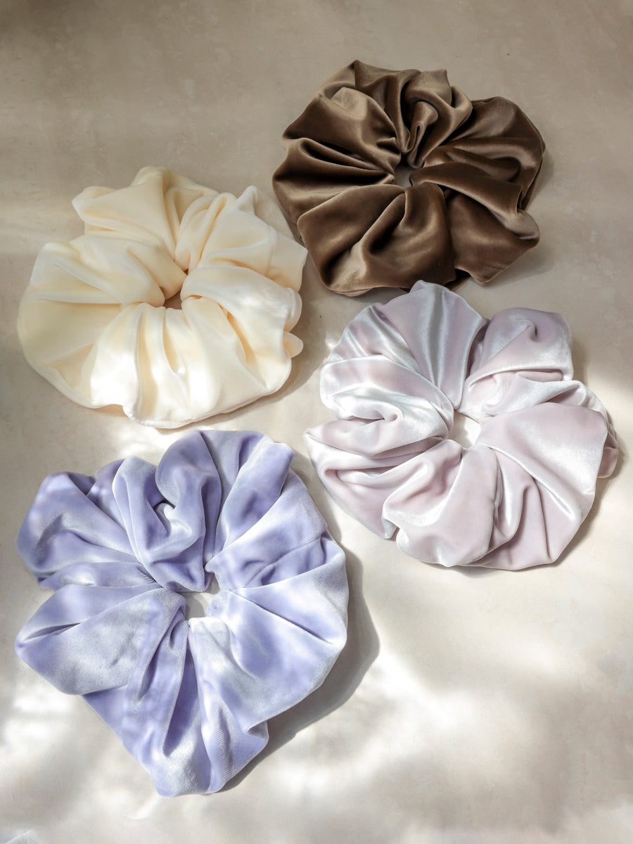 Velvet Dream Light Purple Scrunchie
