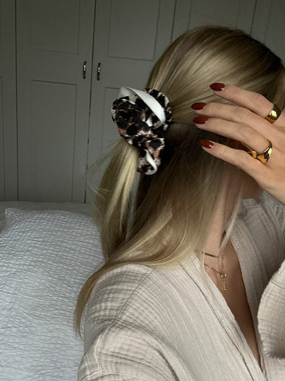 Urban Wild Leopard Scrunchie