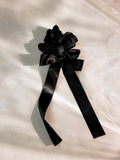 Ribbon Glow Black Scrunchie
