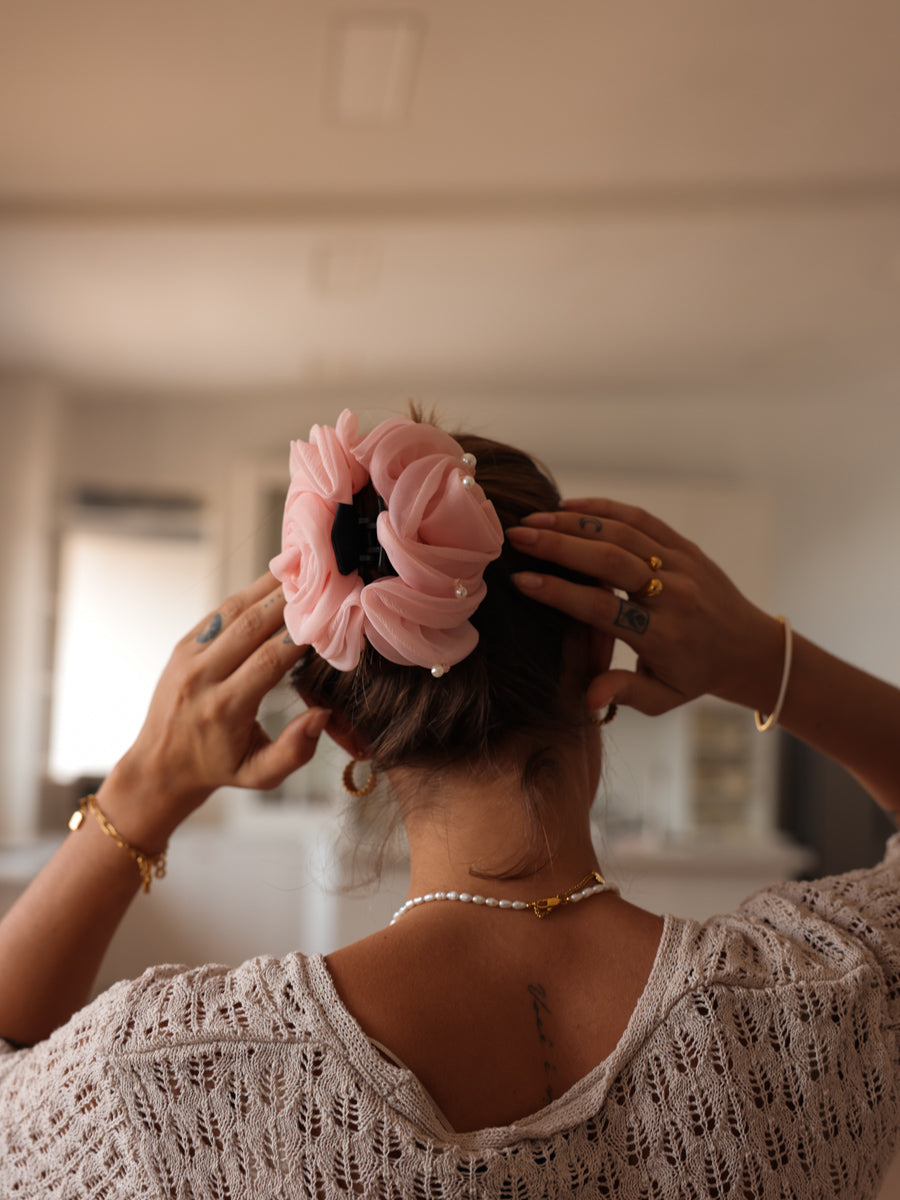 Pearl Rose Light Pink Haarklammer