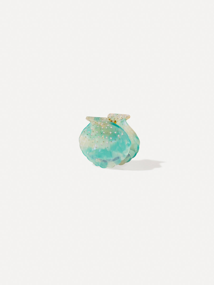 Lustrous Shell Blue Haarklammer