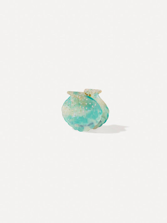 Lustrous Shell Blue Haarklammer
