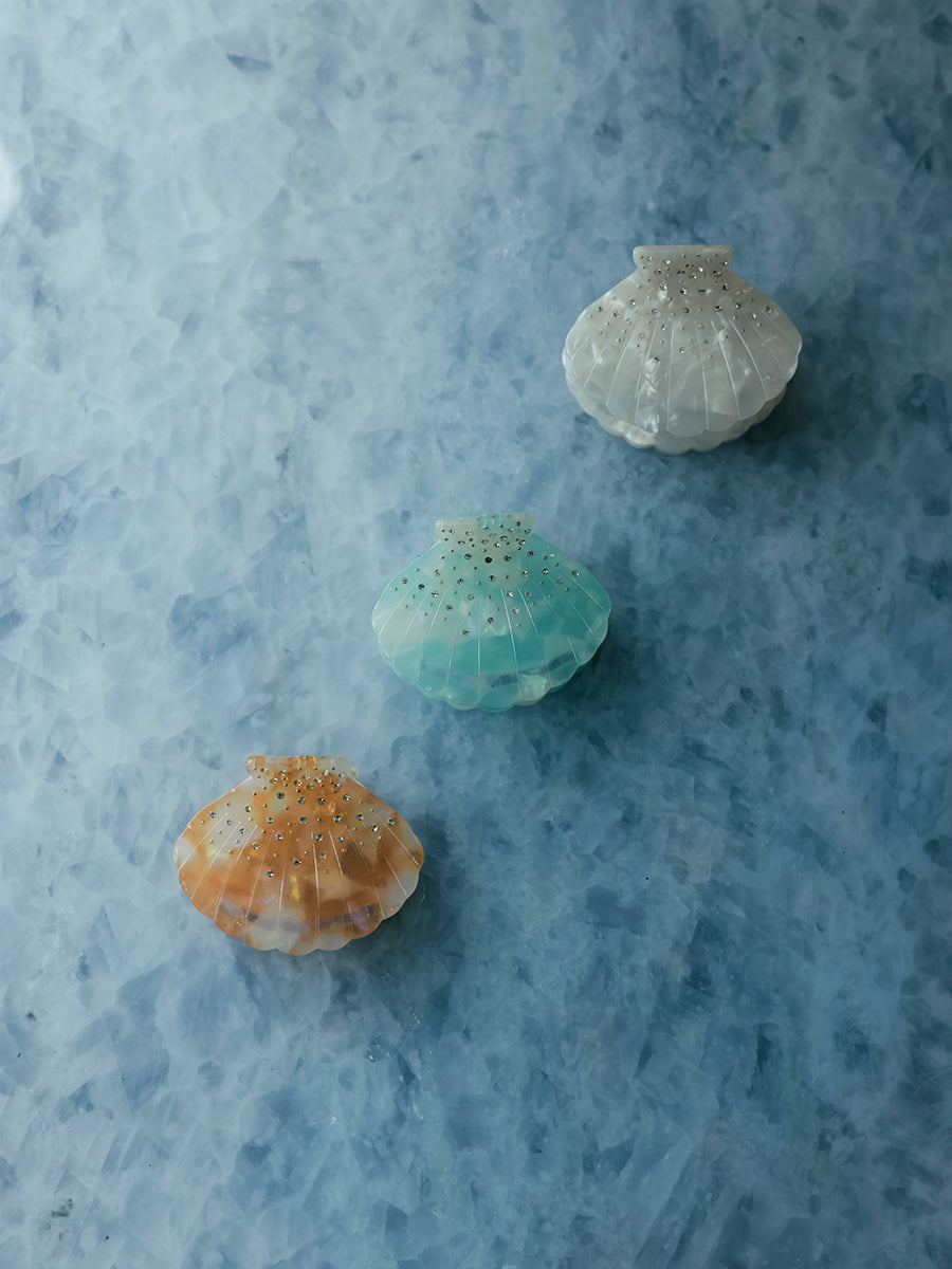 Lustrous Shell Blue Haarklammer