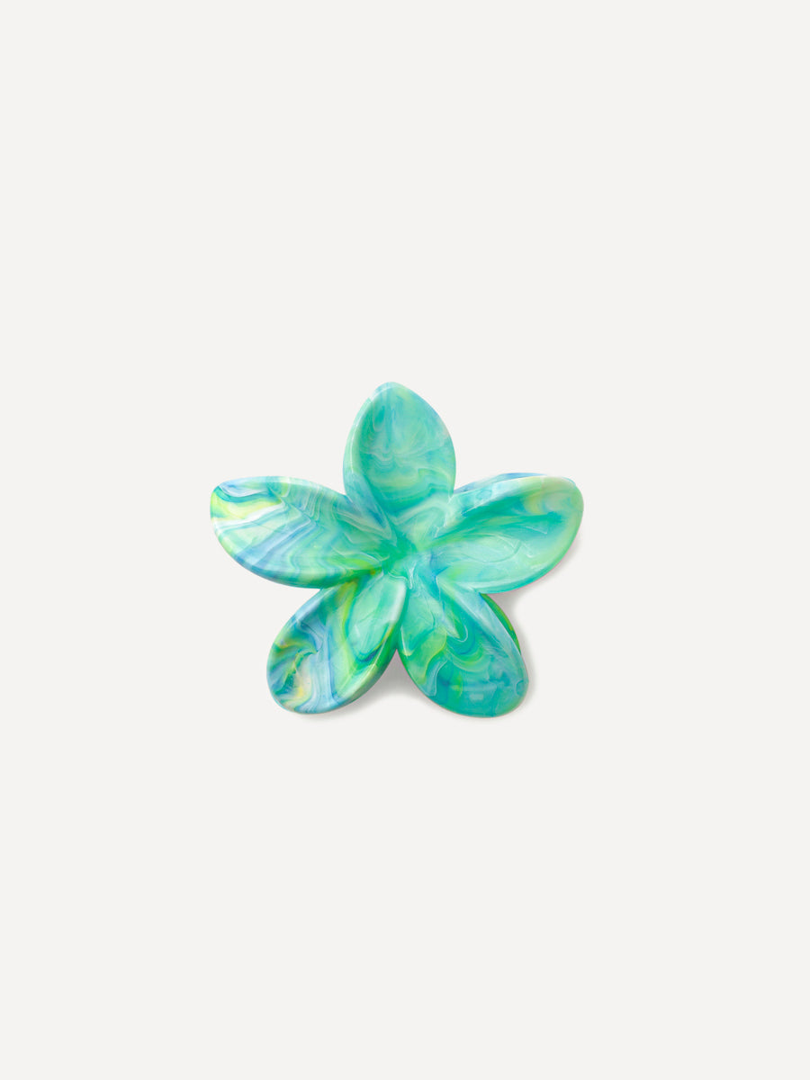 Pastel Petal Green Haarklammer