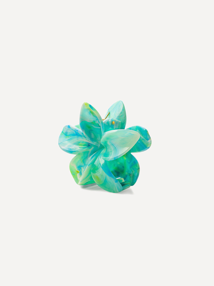 Pastel Petal Green Haarklammer
