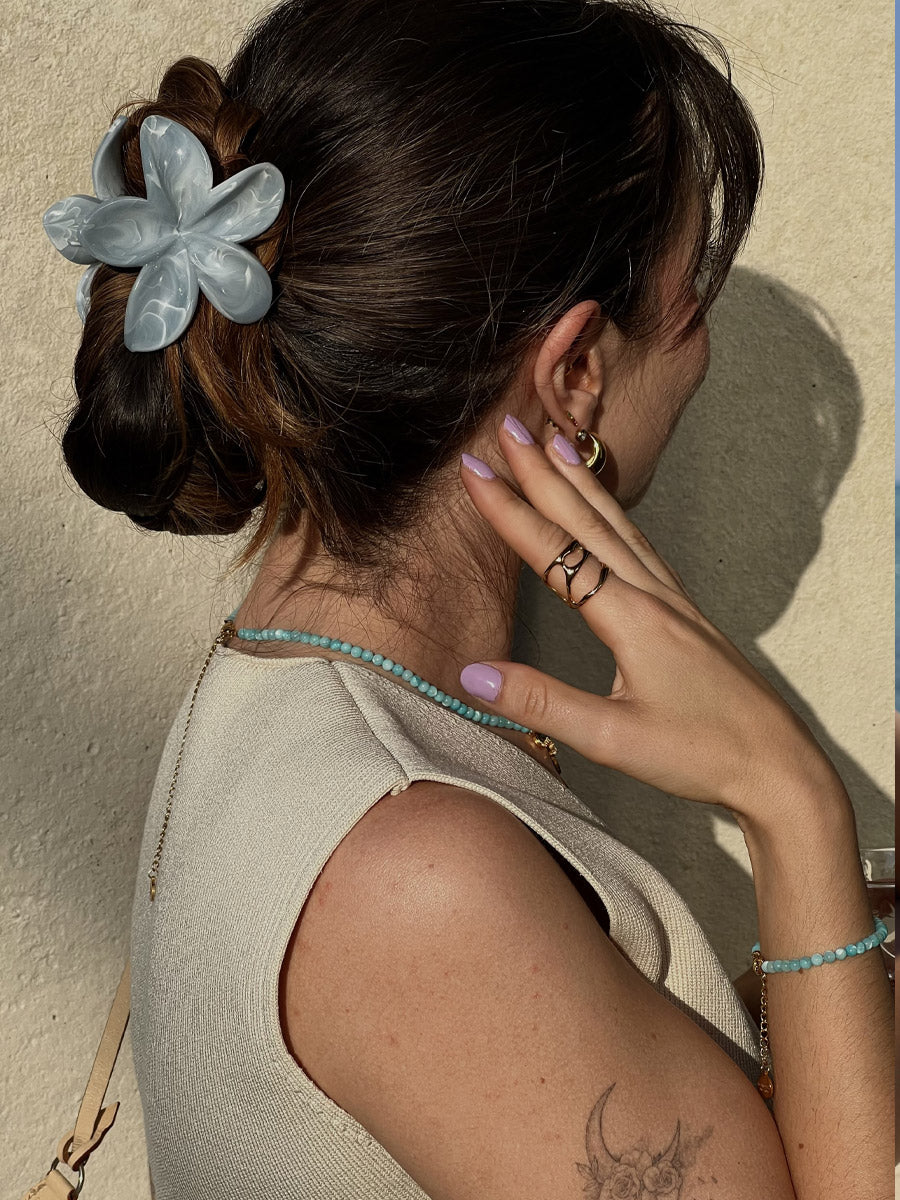 Pastel Petal Haarklammer