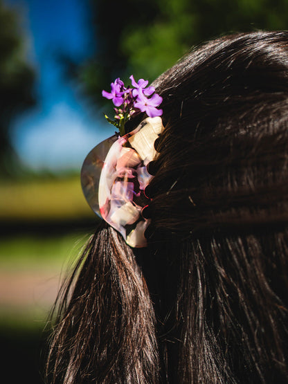 Classic Charm Purple-pink Haarklammer