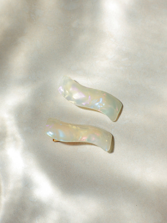 Simple Wave Multicolor Set Hairpin
