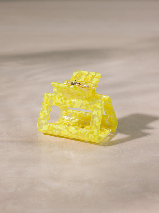 Classic Frame Haarklammer Yellow Floral