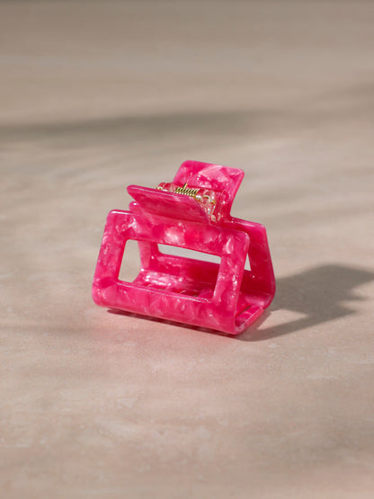 Classic Frame Haarklammer Berry Pink