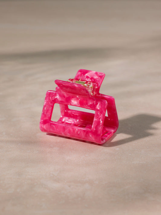 Classic Frame Haarklammer Berry Pink