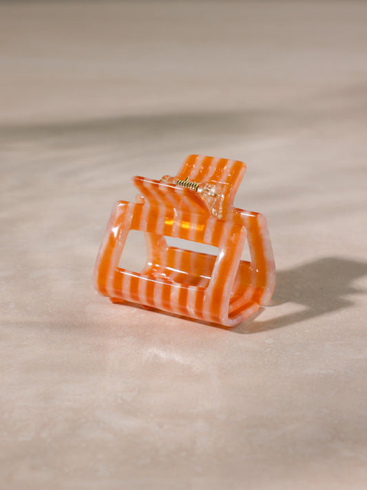 Classic Frame Haarklammer Orange-striped