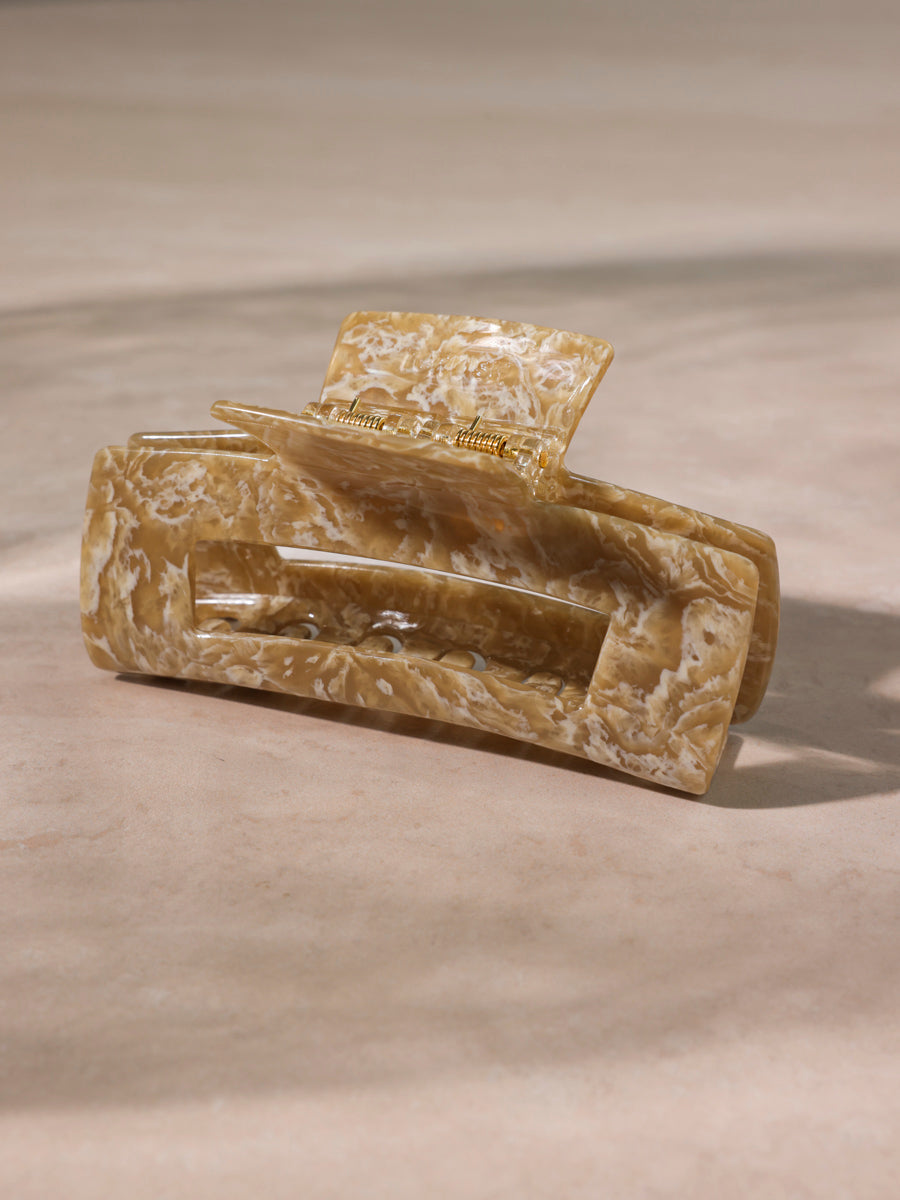 Elegant Ease Haarklammer Cream Camel