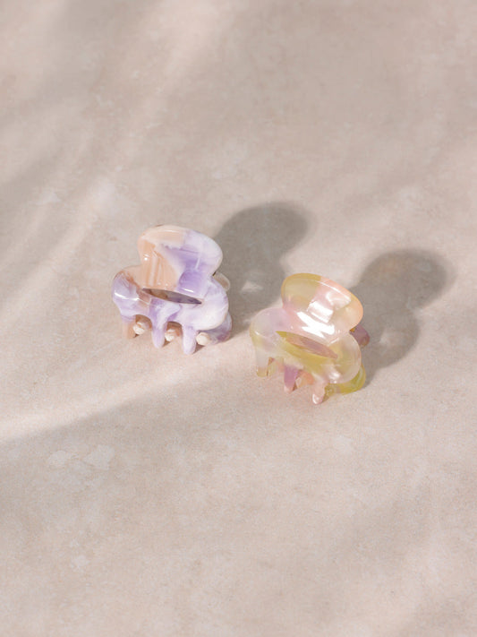 Vibrant Set Mini-Haarklammer Light Purple