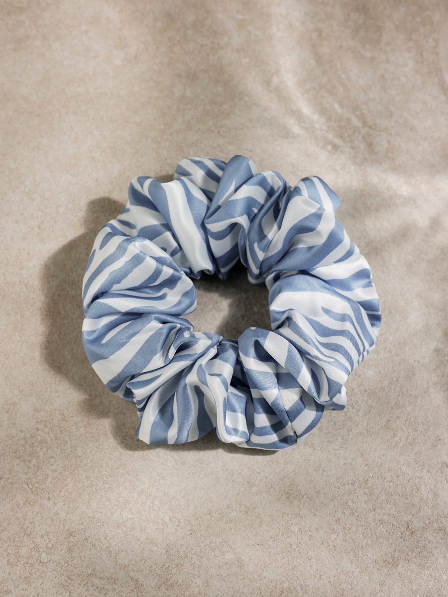 Beachy Vibe Scrunchie Blue