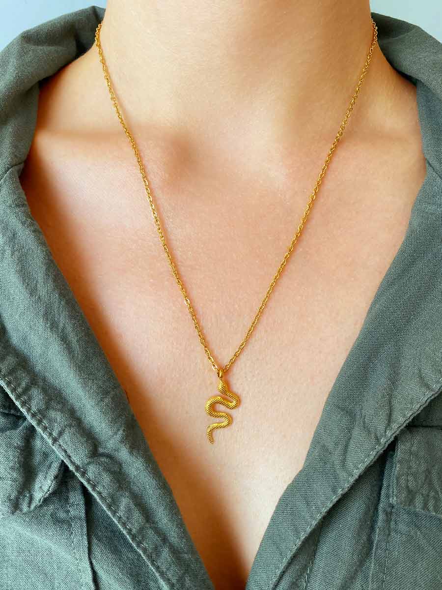 Snake Pendant Kette