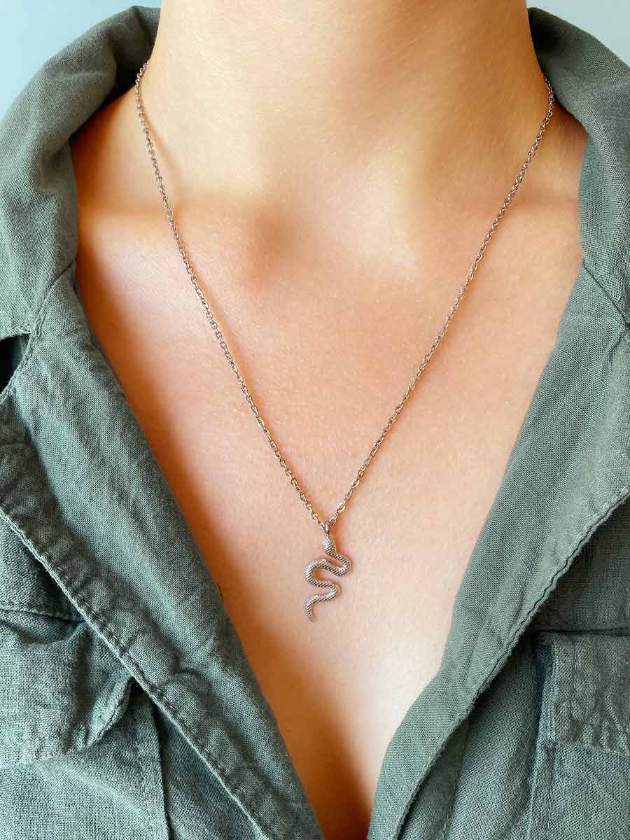 Snake Pendant Kette