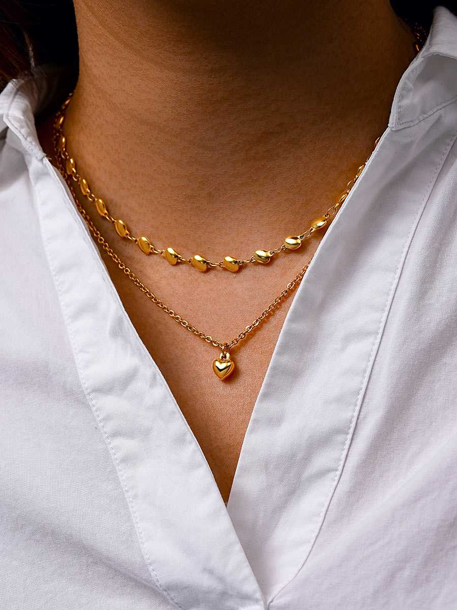 Bold heart Kette