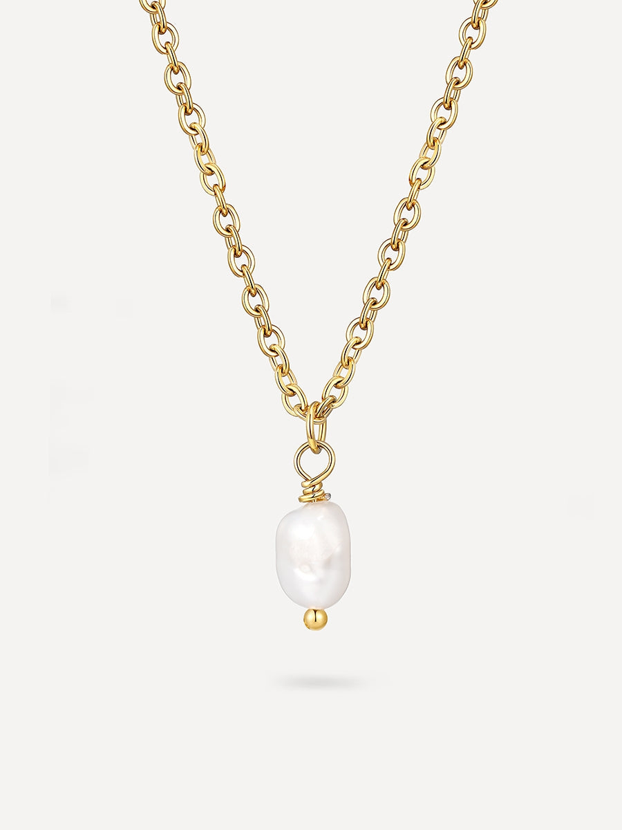 Simple Pearl Pendant Kette