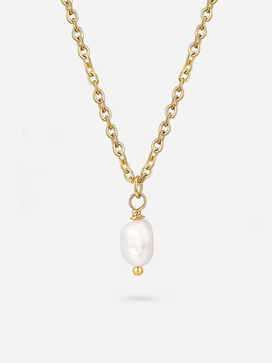 Simple Pearl Pendant Kette