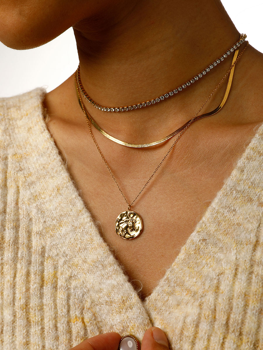 Zodiac Kette - Steinbock