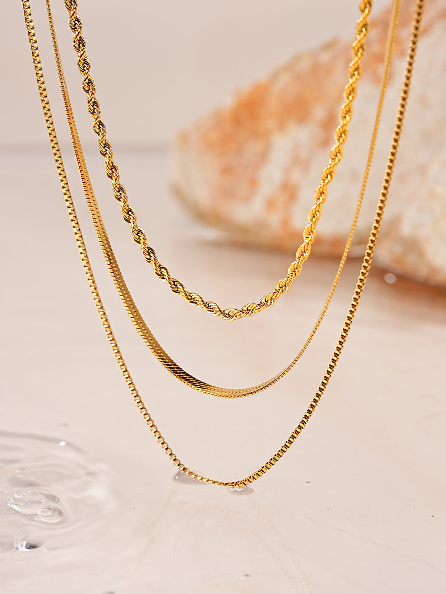 Trio Layered Kette
