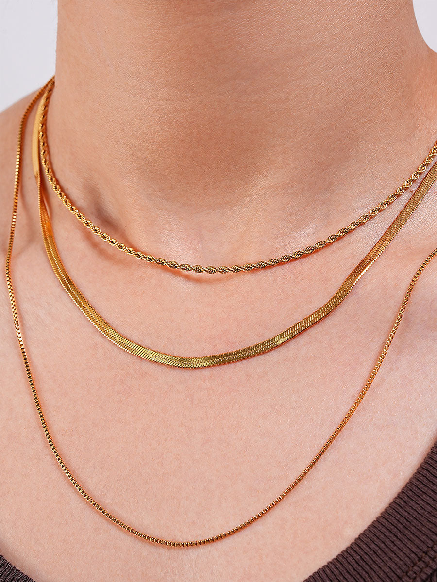Trio Layered Kette