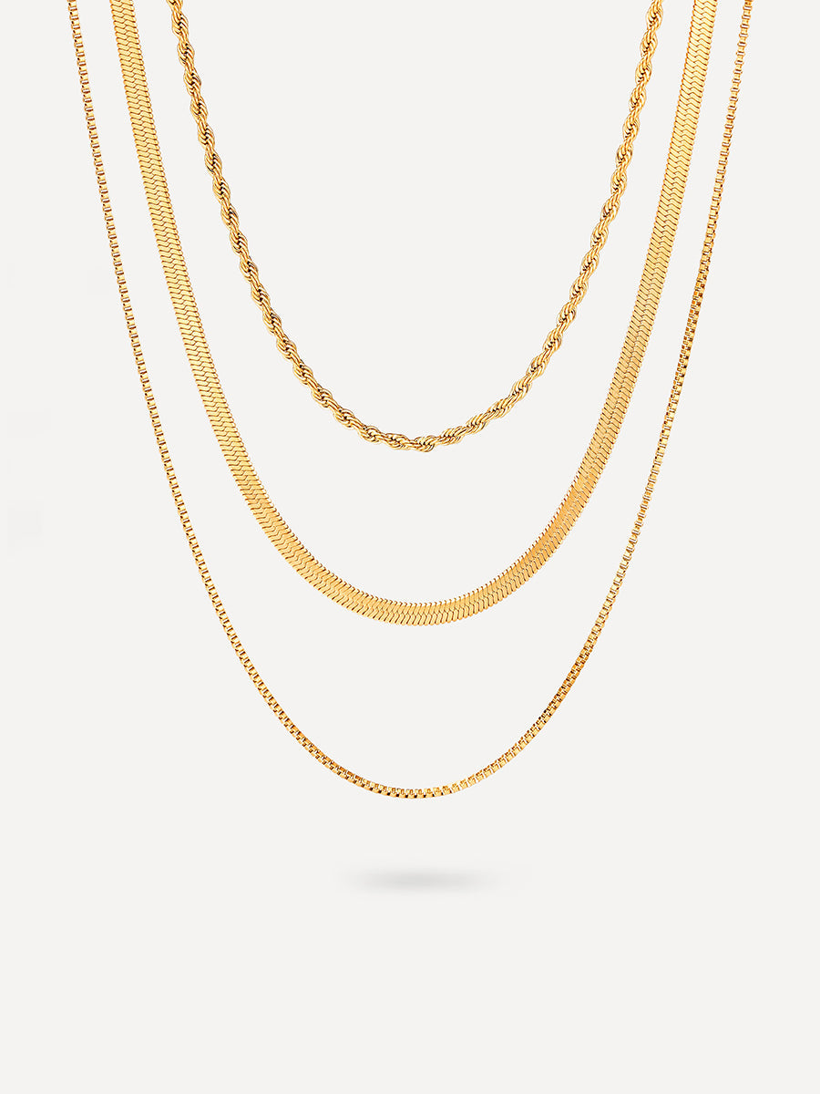 Trio Layered Kette