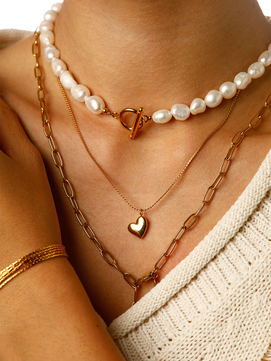 Glossy Heart Kette