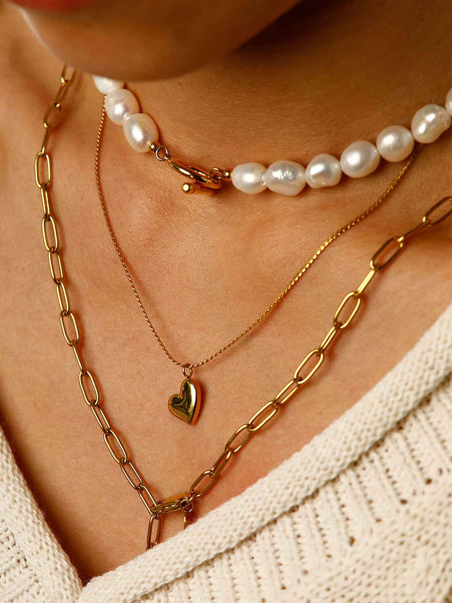 Glossy Heart Kette