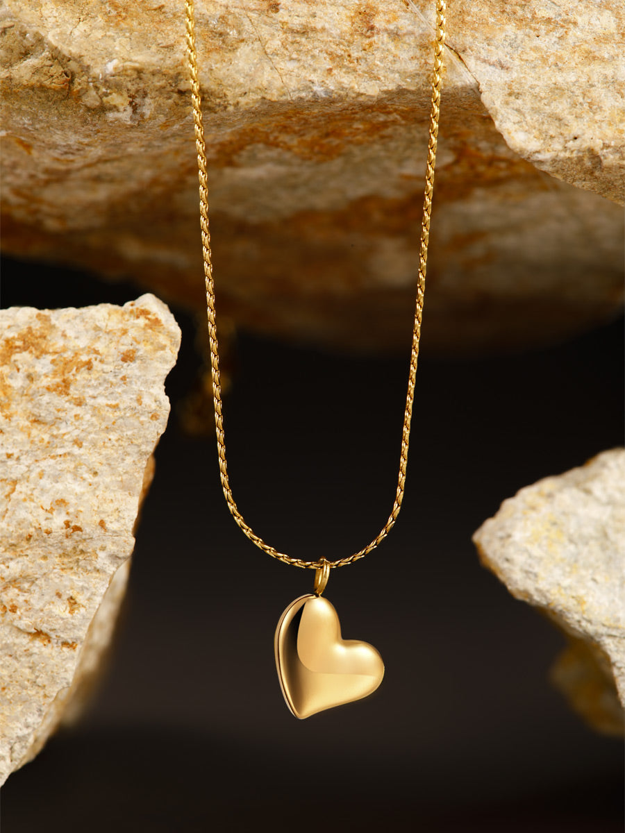 Glossy Heart Kette