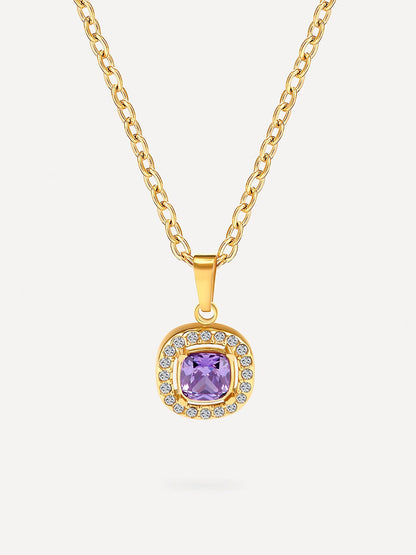 Eternal Purple Square Kette