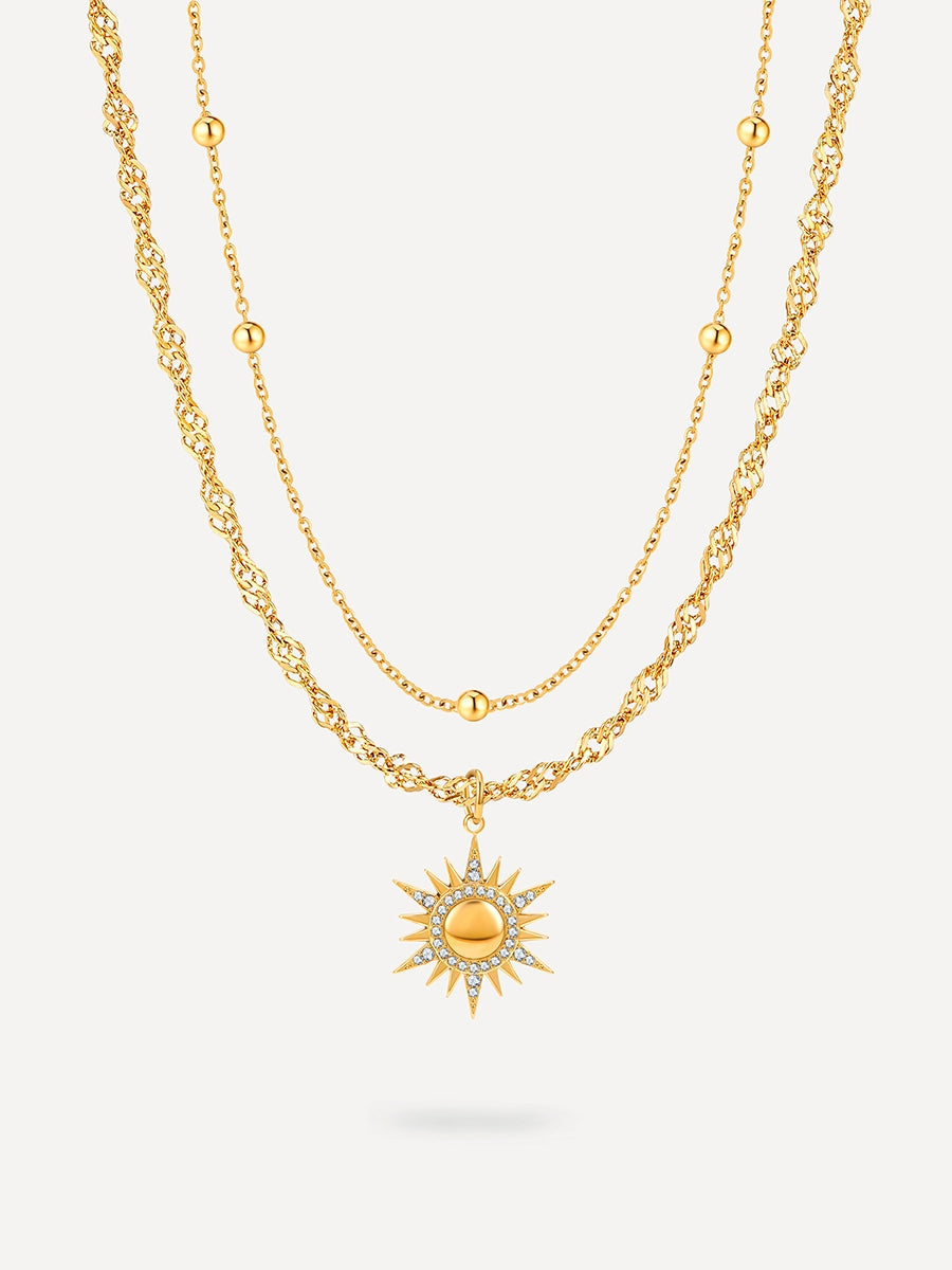 Cluster Glitter Kette