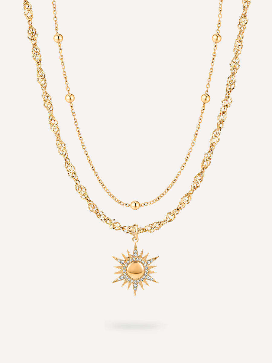 Cluster Glitter Kette