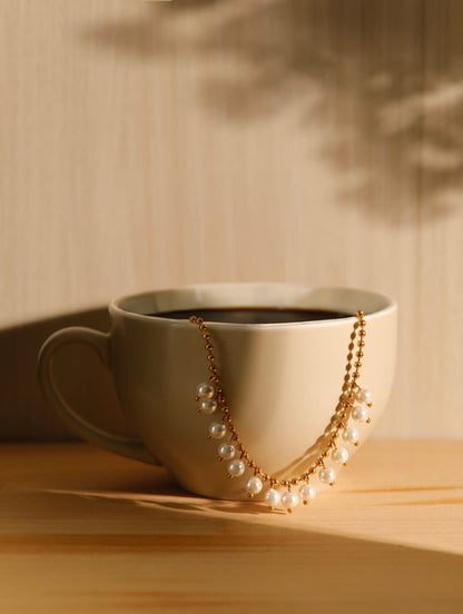 Spherical Art Pearls Kette