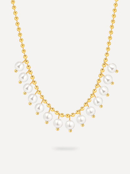 Spherical Art Pearls Kette