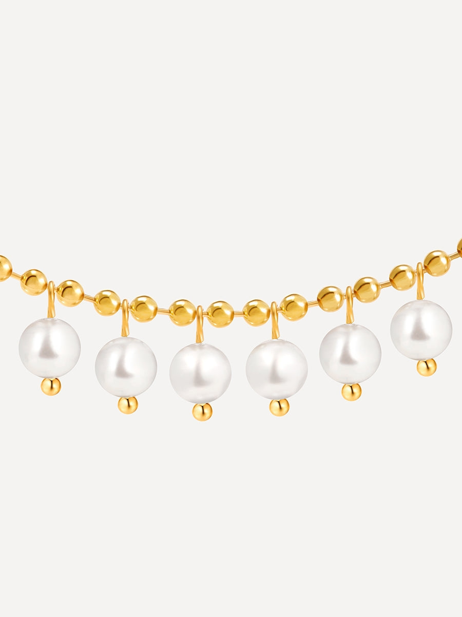 Spherical Art Pearls Kette