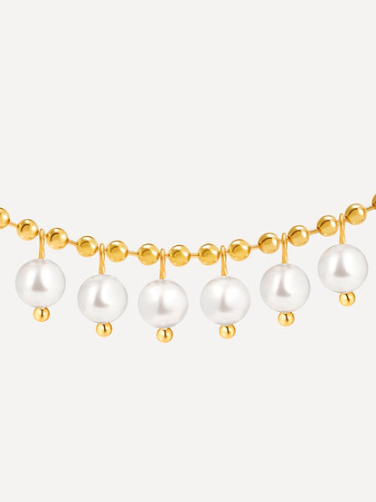 Spherical Art Pearls Kette